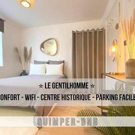 Le Gentilhomme - Studio - Entree Autonome - Plein Centre Historique Quimper Luaran gambar